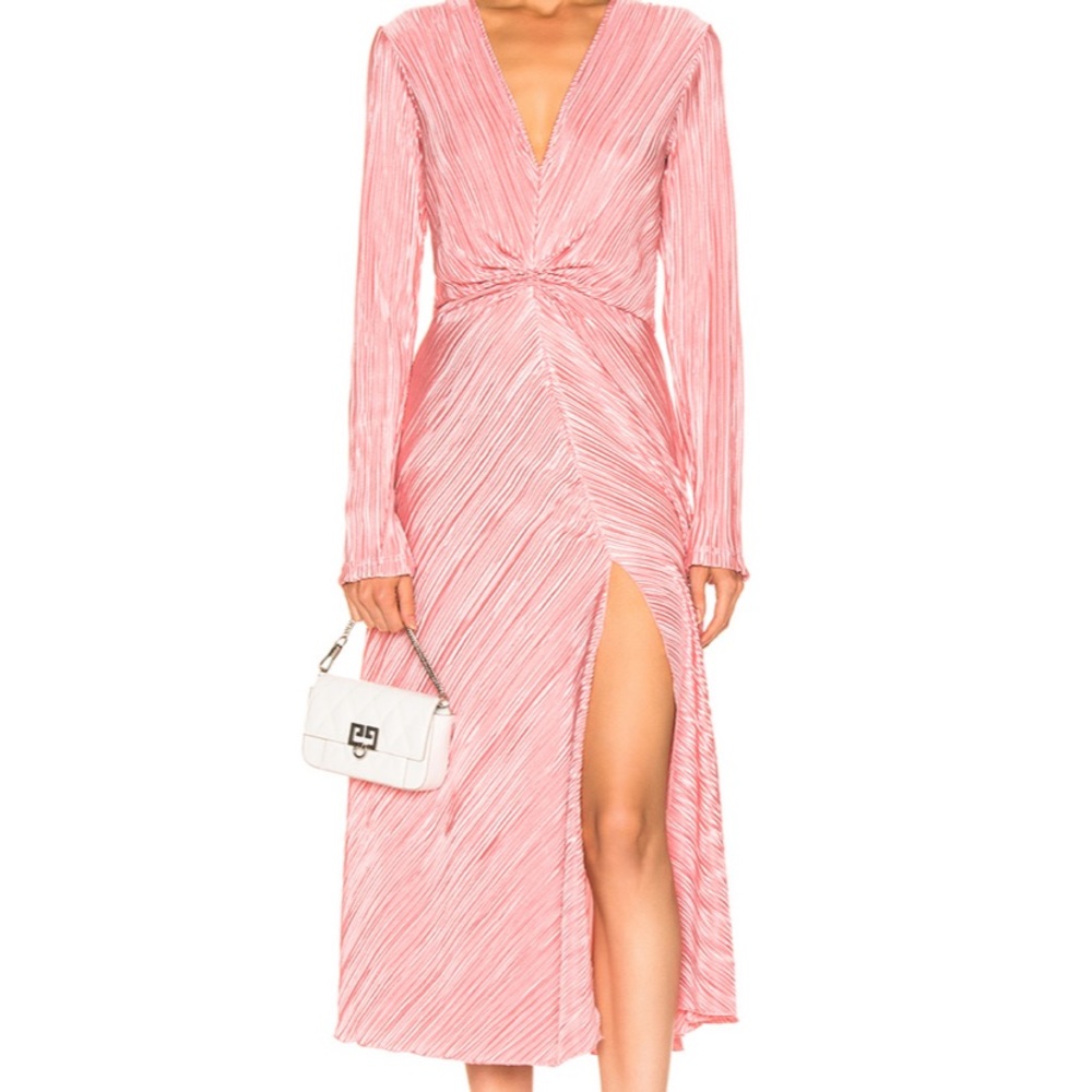Rotate Number 7 Pleat Dress in Bridal Rose dress WORN ONCE.